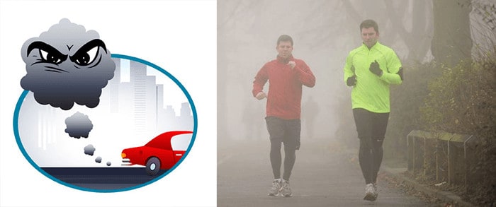 smog a běhání